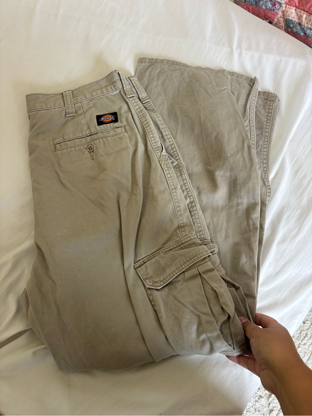 Dickies khaki cargo pants 32x32